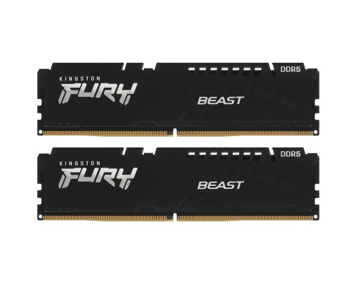 Модуль памяти Kingston FURY Beast Black EXPO RGB DDR5 DIMM 32Гб KF564C32BBEA-32