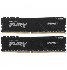 Модуль памяти Kingston FURY Beast Black DDR4 DIMM 32 ГБ (2x16 ГБ) KF432C16BB1K2/32WP                                                                                                                                                                      