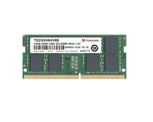 Промышленный модуль памяти Transcend 16GB DDR4 SO-DIMM TS2GSH64V6B-I