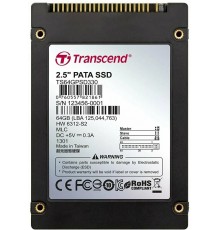 Промышленный SSD накопитель Transcend 330 64 Гб TS64GPSD330                                                                                                                                                                                               