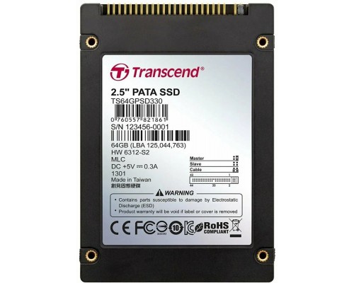 Промышленный SSD накопитель Transcend 330 64 Гб TS64GPSD330