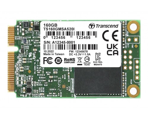Промышленный SSD накопитель Transcend MSA520I 160 Гб TS160GMSA520I