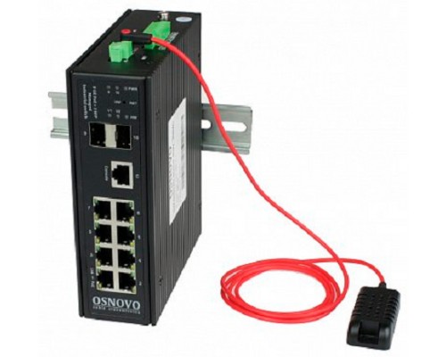 Коммутатор управляемый Osnovo SW-80802/ILS(port 90W,300W) (L2+)