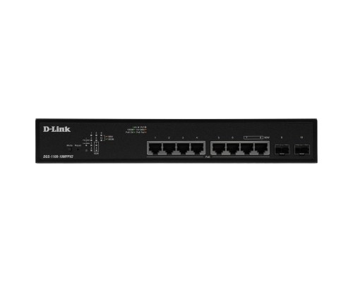 Коммутатор настраиваемый D-Link DGS-1100-10MPPV2/A (L2)
